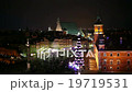 Old Town of Warsaw in Poland by Night 19719531