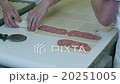german baker making meat roll bun 11748  20251005