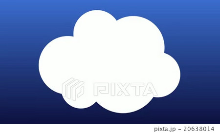 雲がモコモコ動くアニメーションの動画素材 [20638014] - PIXTA