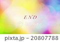 END_文字動画_レインボーカラー 20807788