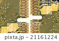 Circuit boards moving by each other on white 21161224