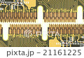 Circuit boards moving by each other on white 21161225