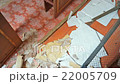 Interior of damaged abandoned house 22005709