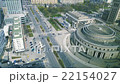 Aerial View On Street In Warsaw City Center 22154027