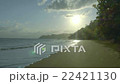 beautiful sunset and beach 22421130