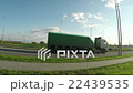 Large delivery truck is moving on the highway 22439535