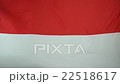 Slowmotion real textile Flag of Indonesia 22518617