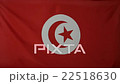 Slowmotion real textile Flag of Tunisia 22518630