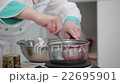 Chef cooking on the kitchen 22695901