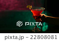 Cinemagraph of sparkling cocktail in male hand 22808081
