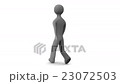 Animated character walks. Seamless loop. 23072503