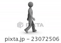 Animated character walks. Seamless loop. 23072506