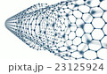 Multi Walled Carbon Nanotube on White Background 23125924