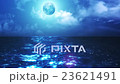 夜の海 CG背景 23621491
