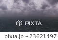 荒れた雷雨の海 CG背景 23621497