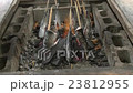 rainbow trout, grilled, fish, cooking, fireplace 23812955