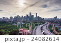 Timelapse of Kuala Lumpur skyline during sunset 24082614