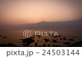 【タイムラプス】静かに移り変わる入道崎の夕焼け 24503144
