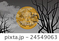 萬聖節月光_樹木剪影_安靜的夜晚 24549063