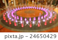 Bokeh of fountain lights with color effect reflect 24650429