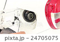 Asian Mans Hand Closing Car Gas Door And Cap 24705075