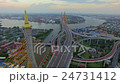 Industrial Ring suspension bridge in Bangkok city  24731412