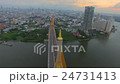 Industrial Ring suspension bridge in Bangkok city  24731413