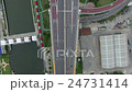 aerial view topdown express tollway road 24731414