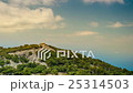 Beautiful landscape with a little house in rocky 25314503