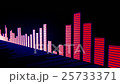 Glow pink-red with blue glow audio equalizer bars  25733371