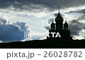 Church Silhouette on Dramatic Sky Background. 26028782