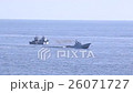 走るボート　漁業　シラス船　航路 26071727