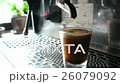 Fresh espresso shot, slow motion  26079092