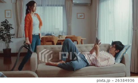 夫婦生活　休日イメージの動画素材