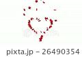 red stars making one big heart 26490354