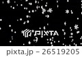 ひらひら舞う雪の結晶 26519205