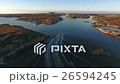 Top view of the sea with boat . Norway. 26594245