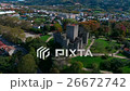 FullHD aerial shot of the Castle at dawn a Gothic 26672742