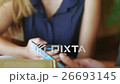 Women use their cellphones and share information 26693145