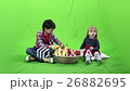 children eat fruits, green screen, ProRes, 4.2.2 26882695