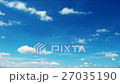 Time lapse with white clouds in the blue sky.   27035190