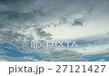 Time-lapse with white clouds on blue sky 27121427