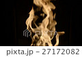 Slow Motion Fire inside a burning stove  27172082