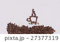 Coffee beans in shape of cup and smiley face 27377319