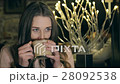 Girl Drink Cappuccino 28092538