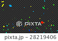Confetti on colorful colorful particles Particles with alpha 28219406