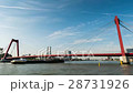 Time lapse ships on the Nieuwe Maas in Rotterdam 28731926