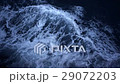 ocean wave sea impact flow slow motion top aerial  29072203