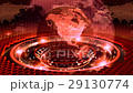 Earth rotated on a red loop 29130774