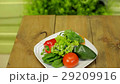 Vegetables on the wood table on the background on 29209916